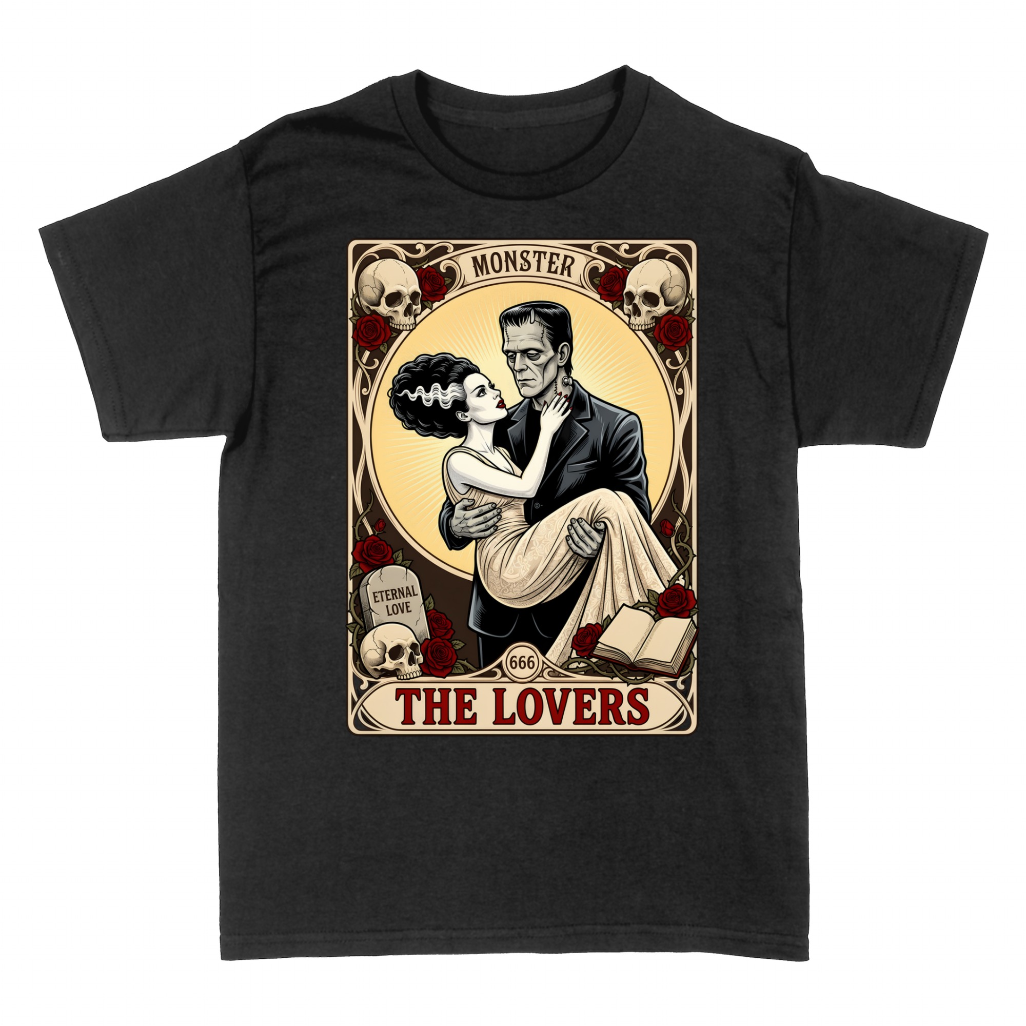 T-shirts: Gothic Nurse Monster Tarot Card Art