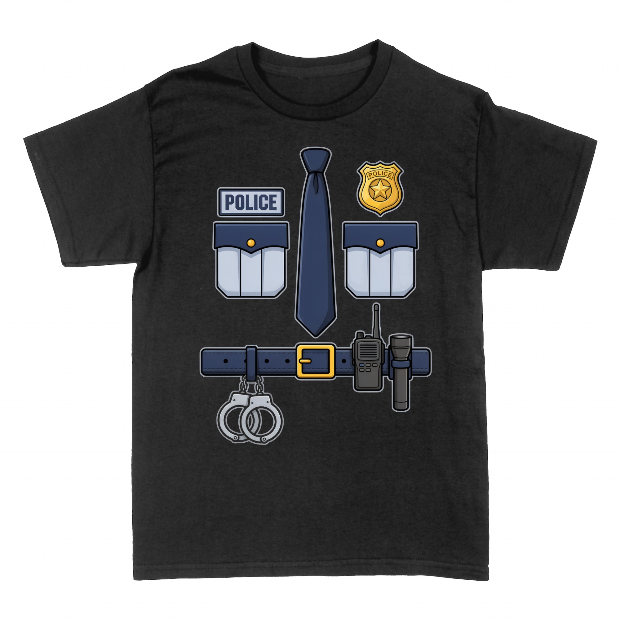 T-shirts: Police Officer Uniform Costume Law Enforcement