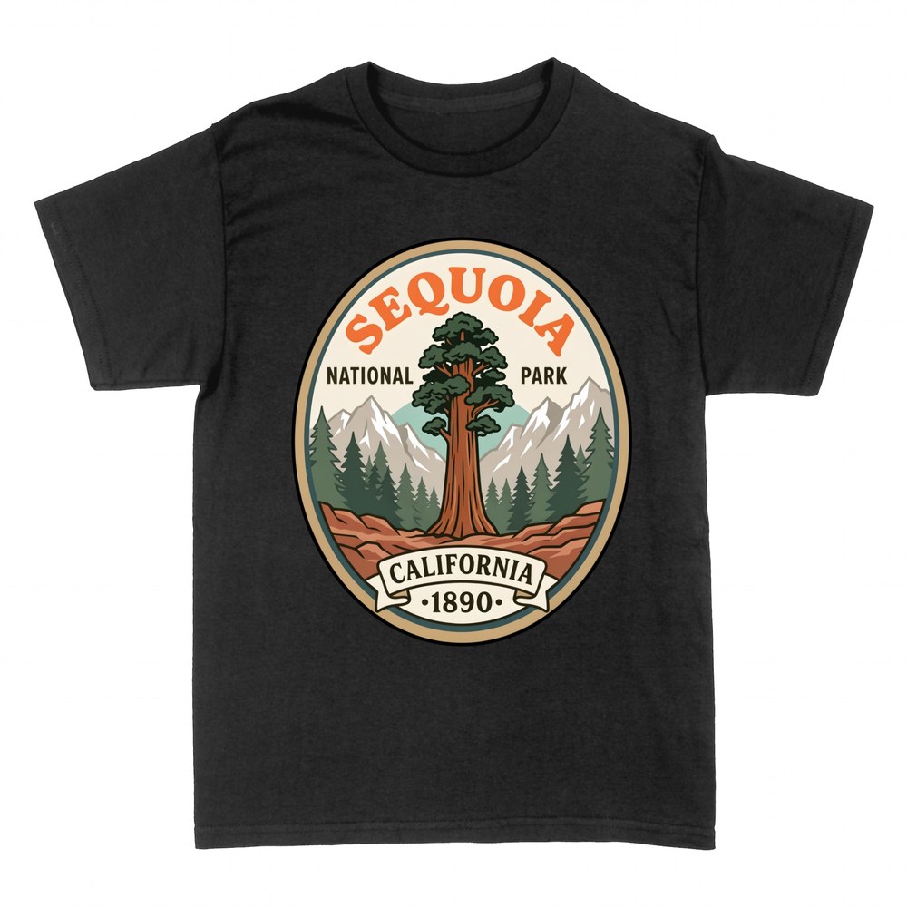 T-shirts: Sequoia National Park giant sequoia