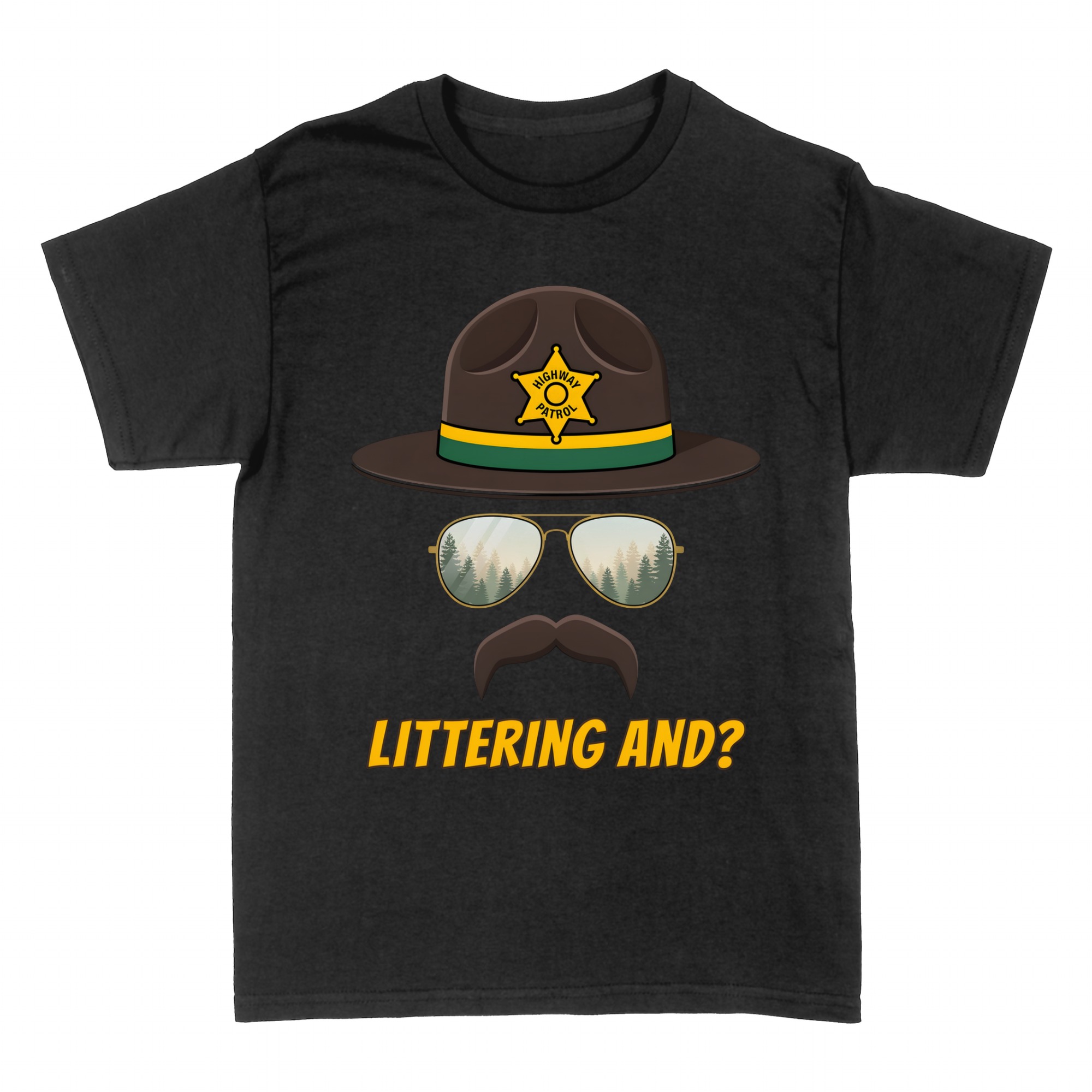 T-shirts: Funny Highway Patrol Trooper Costume