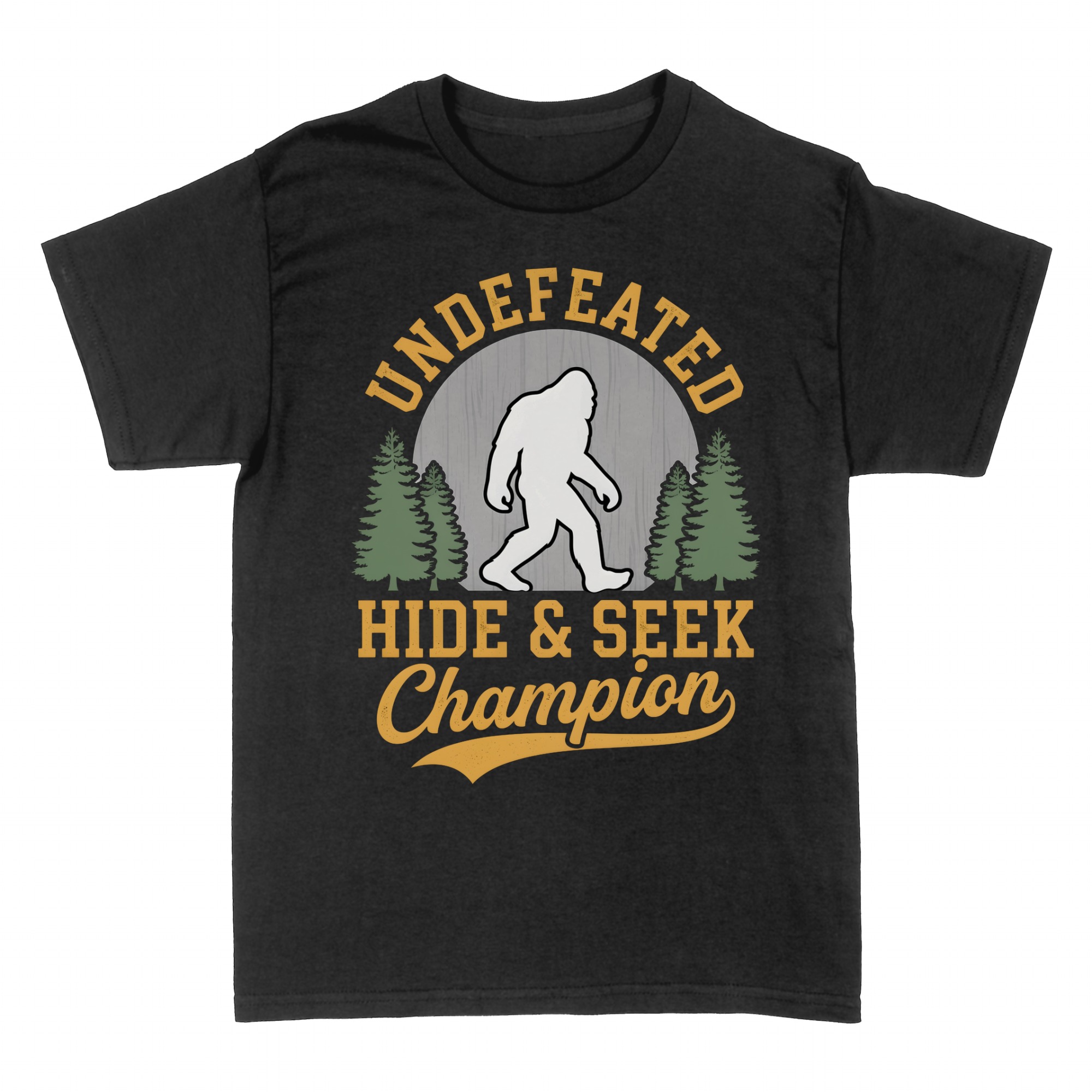 T-shirts: Retro Sasquatch Hide & Seek Champion Park Ranger