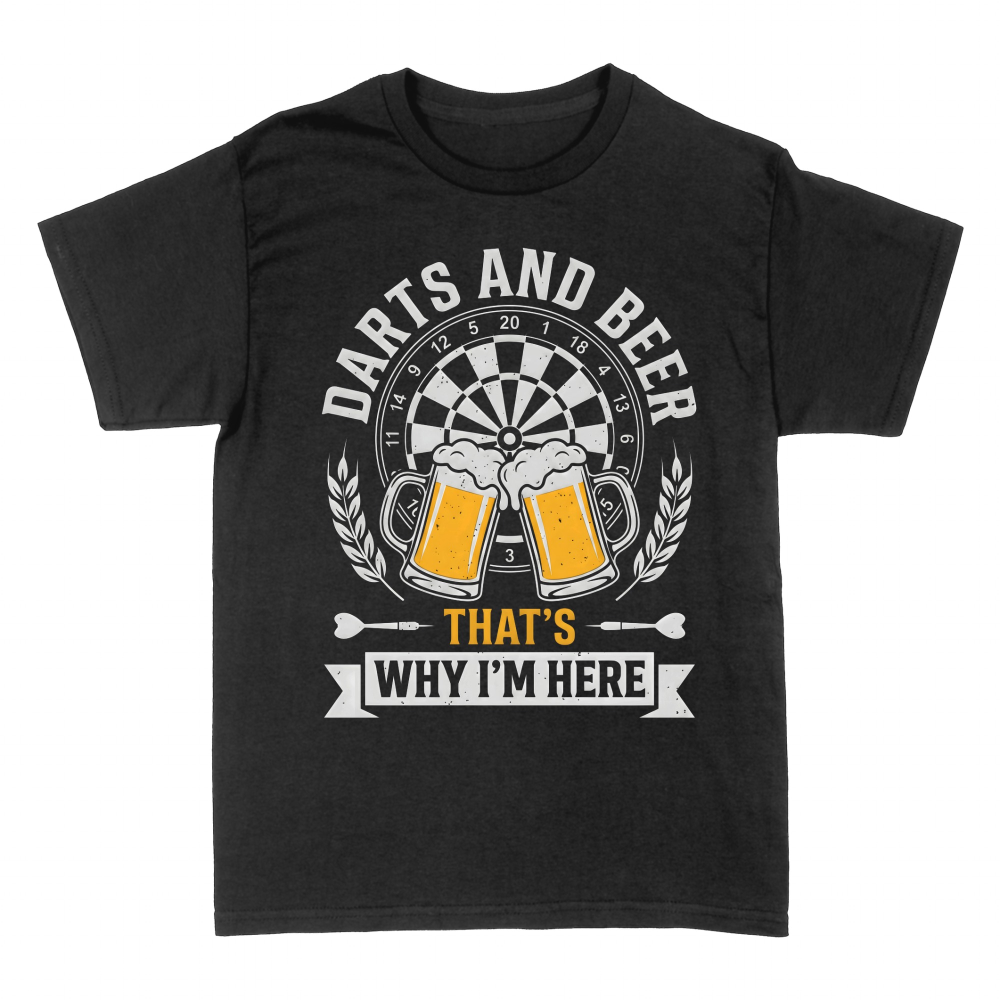 T-shirts: Vintage Darts And Beer Funny Dart Player