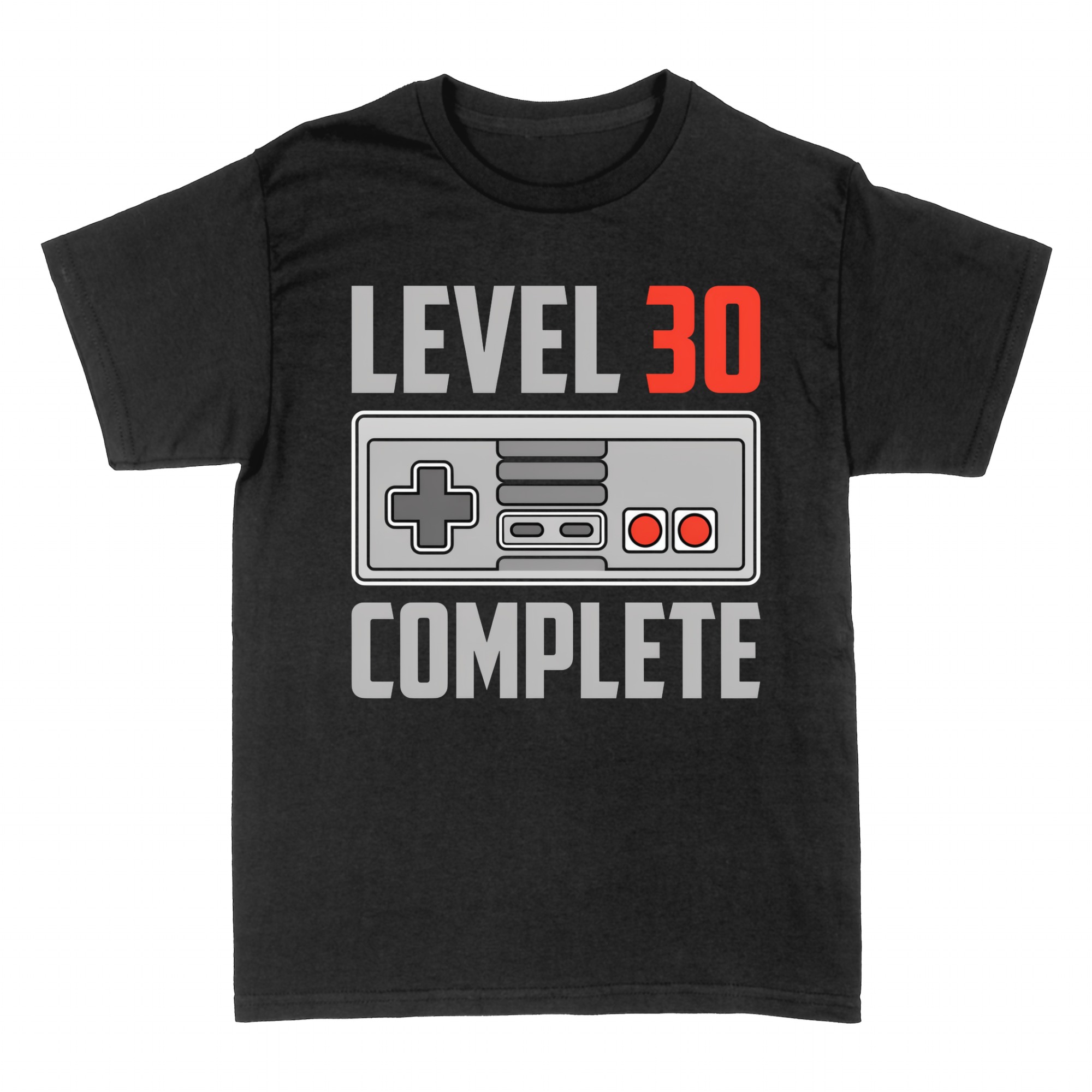 T-shirts: Level 30 Complete retro game controller