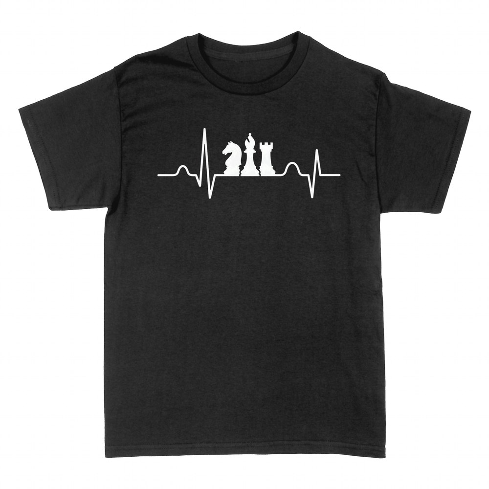 T-shirts: Chess heartbeat
