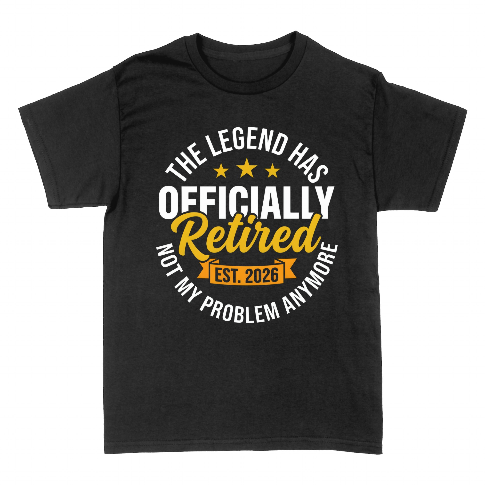 T-shirts: Officially retired, not my problem