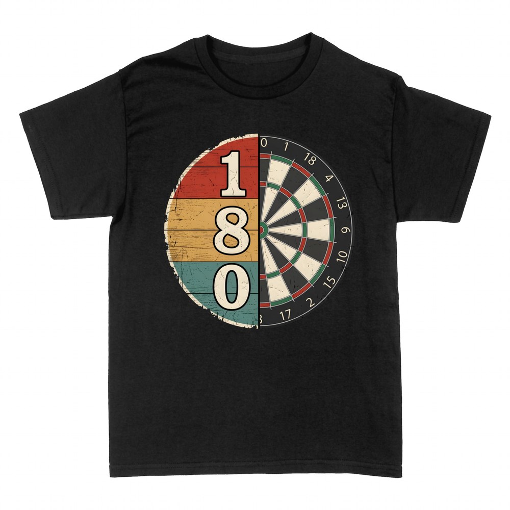 T-shirts: 180 Dartboard Retro Look