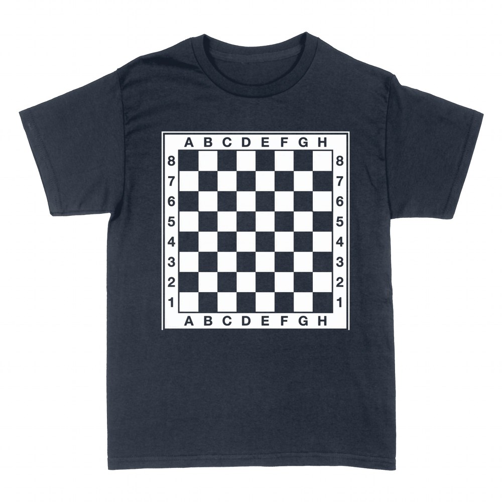 T-shirts: Chess board with coordinates