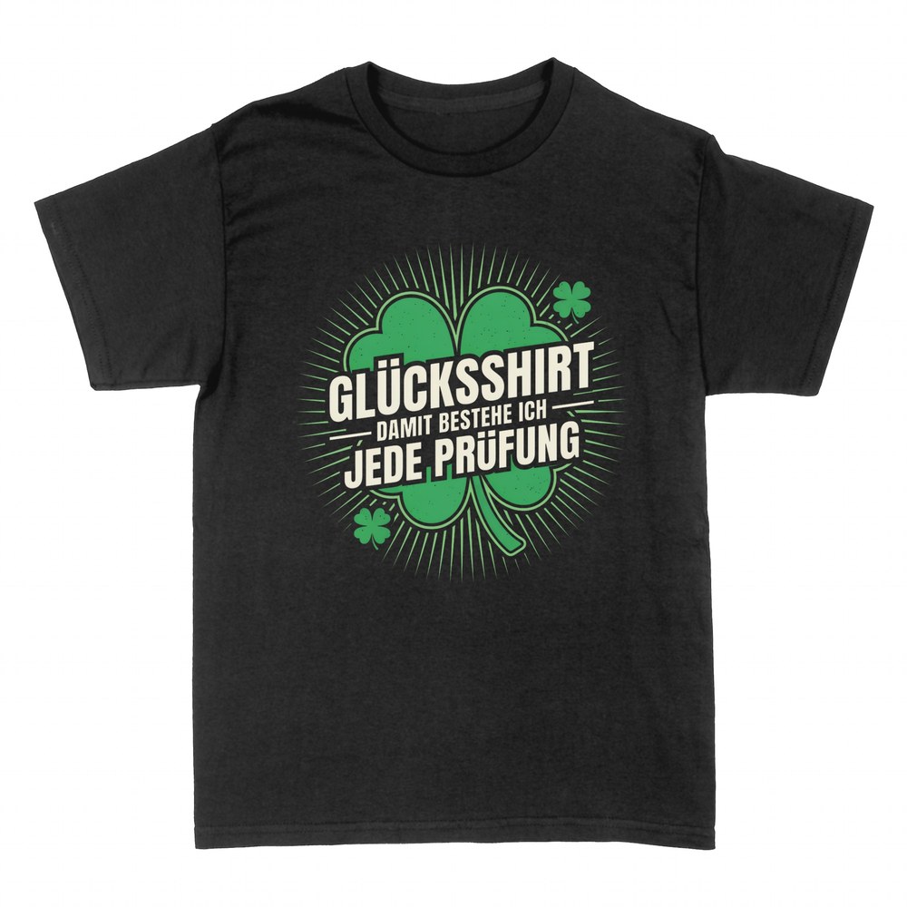 T-shirts: Lucky clover to pass every exam