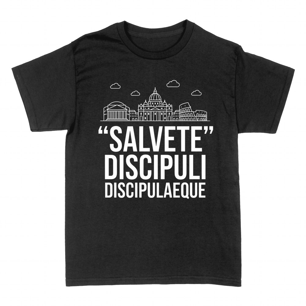 T-shirts: Salvete discipuli, Latin teacher greeting
