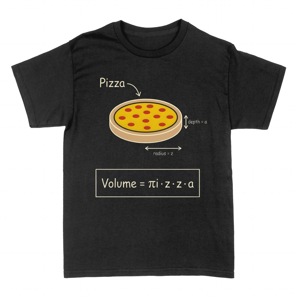 T-shirts: Pizza volume pi z z a formula