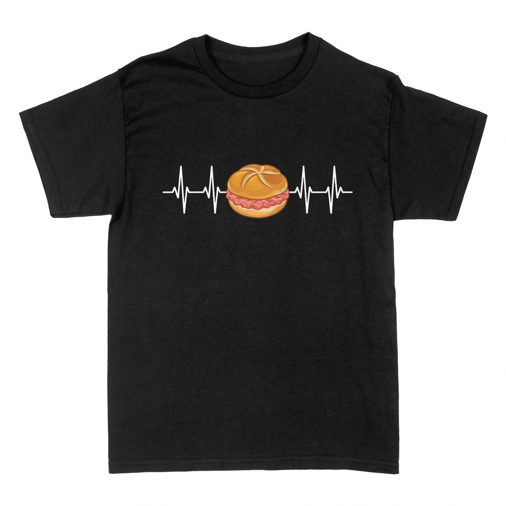 T-shirts: Mince Roll with Heartbeat Line