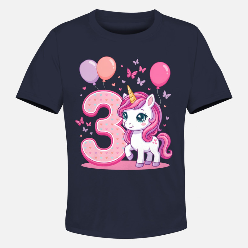 T-shirts: Unicorn 3rd Birthday Girl