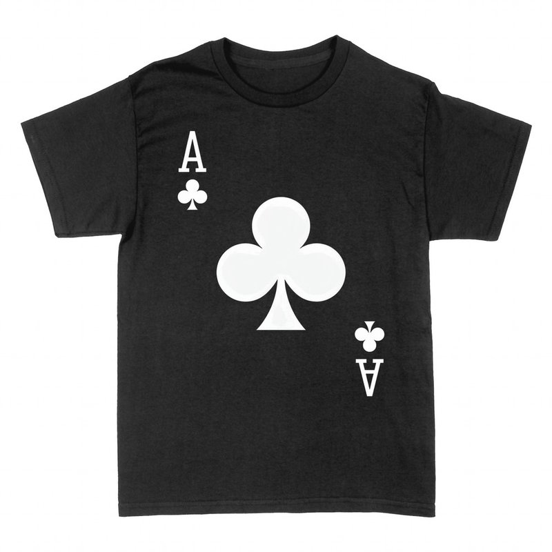 T-shirts: Ace of Clubs poker card