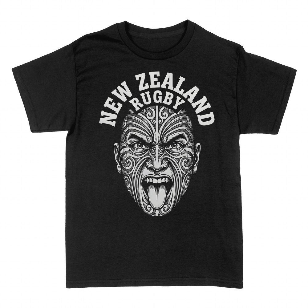 T-shirts: Maori warrior haka New Zealand rugby