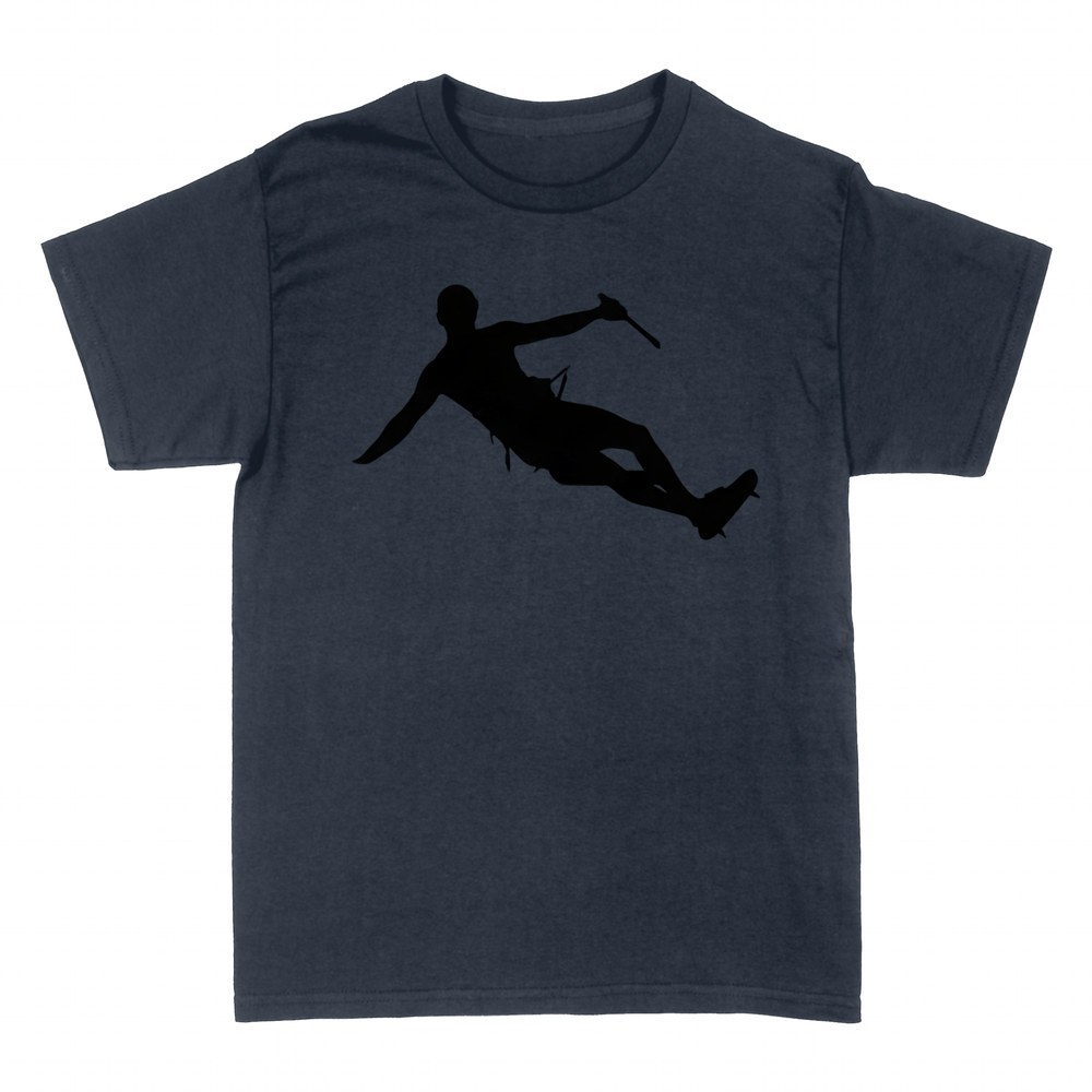T-shirts: Wakeboarder action silhouette