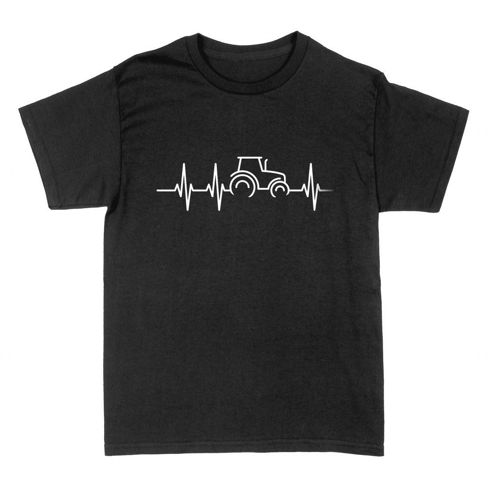 T-shirts: Tractor heartbeat for farmers