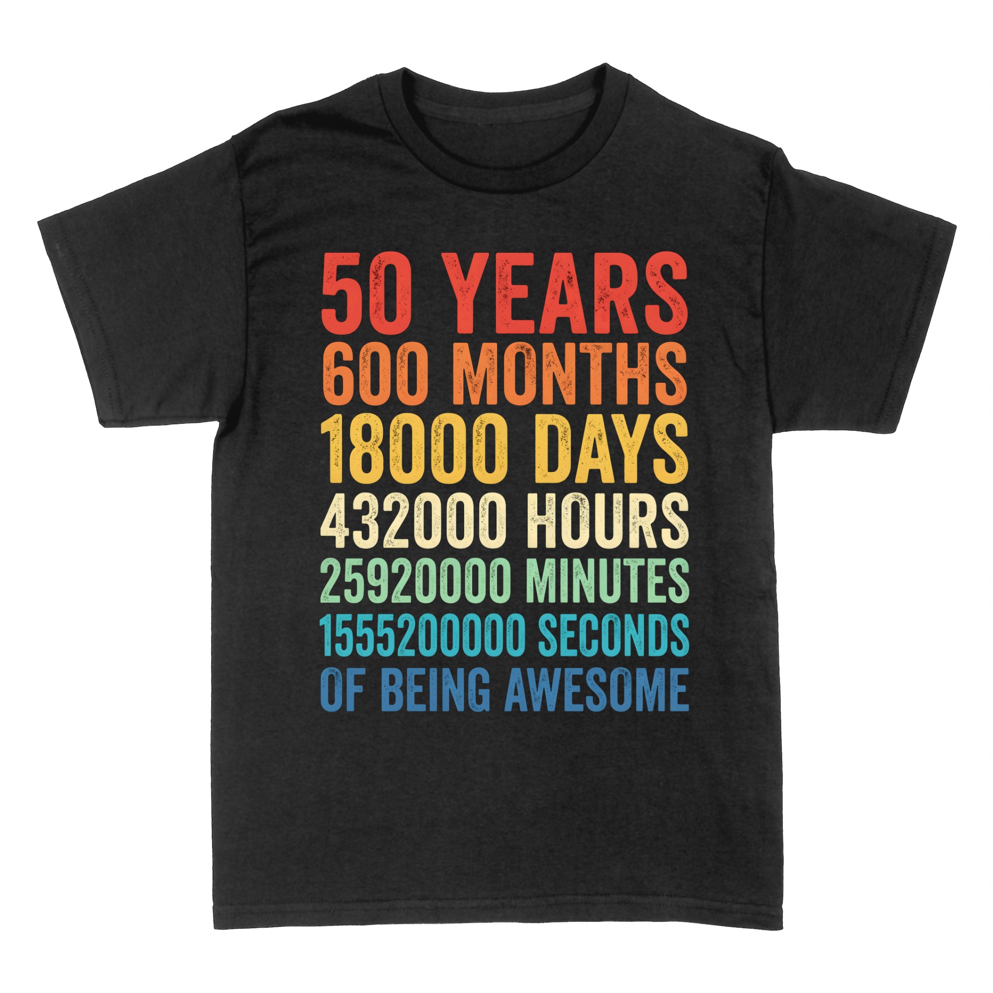 T-shirts: 50 Years Of Being Awesome