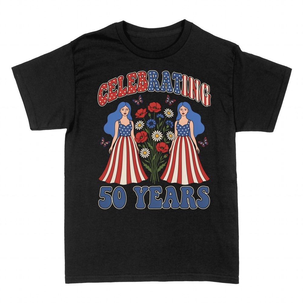 T-shirts: Celebrating 50 Years patriotic Americana