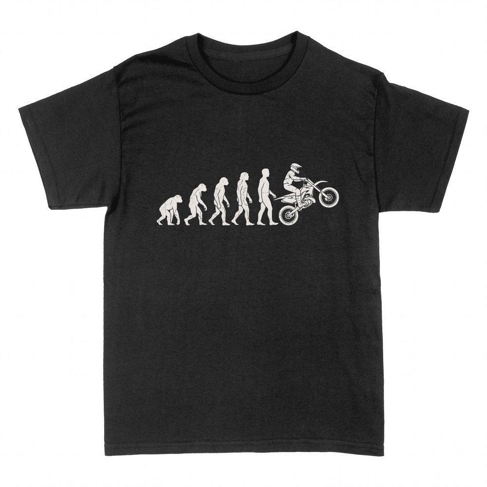 T-shirts: Evolution of man to motocross rider