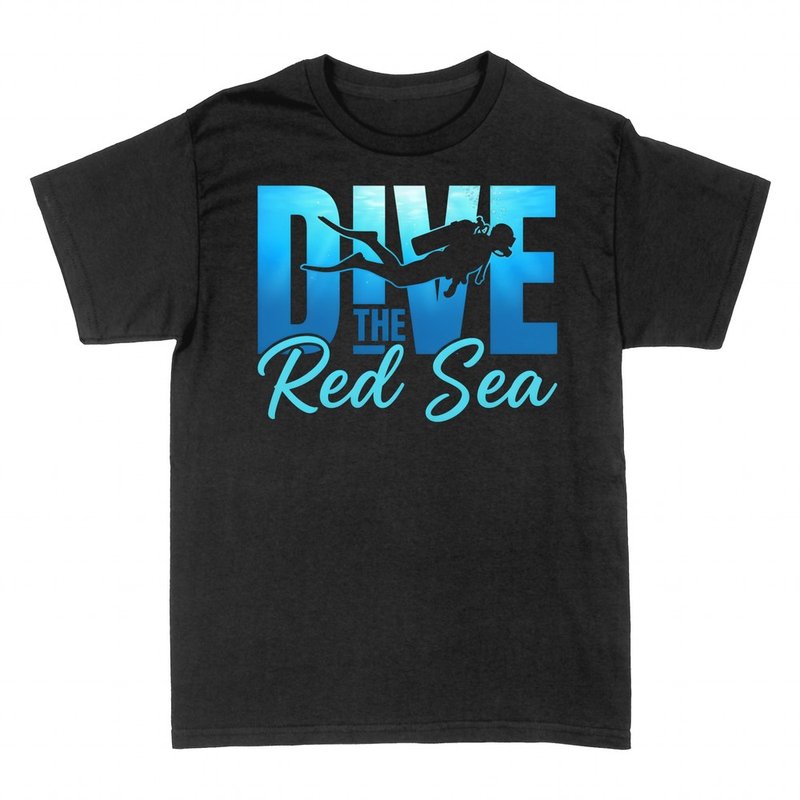 T-shirts: Dive the Red Sea with scuba diver