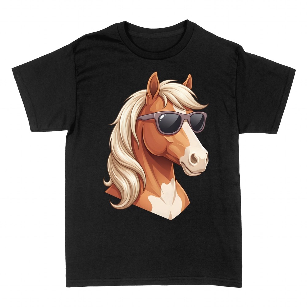 T-shirts: Horse wearing sunglasses