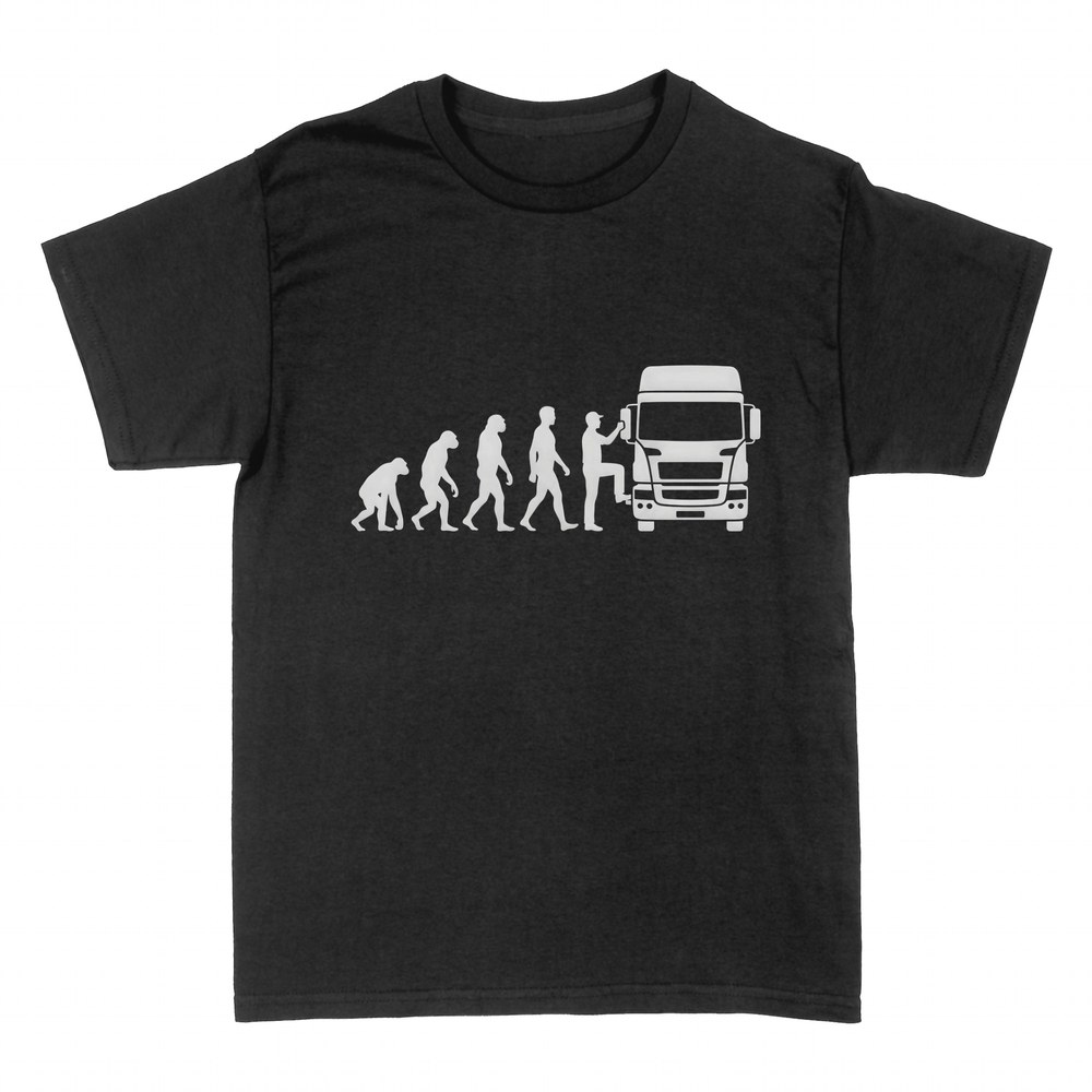 T-shirts: Trucker evolution with lorry