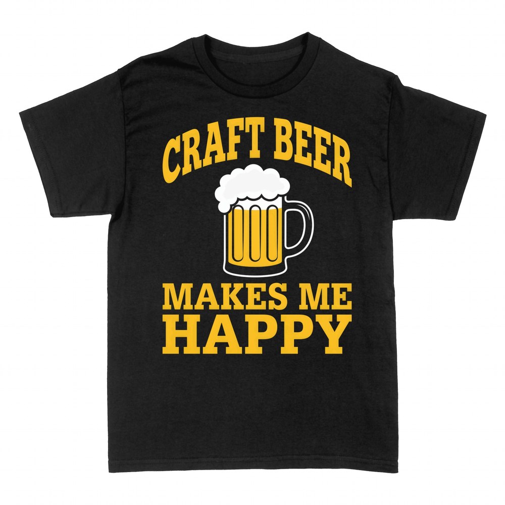T-shirts: Craft beer makes me happy