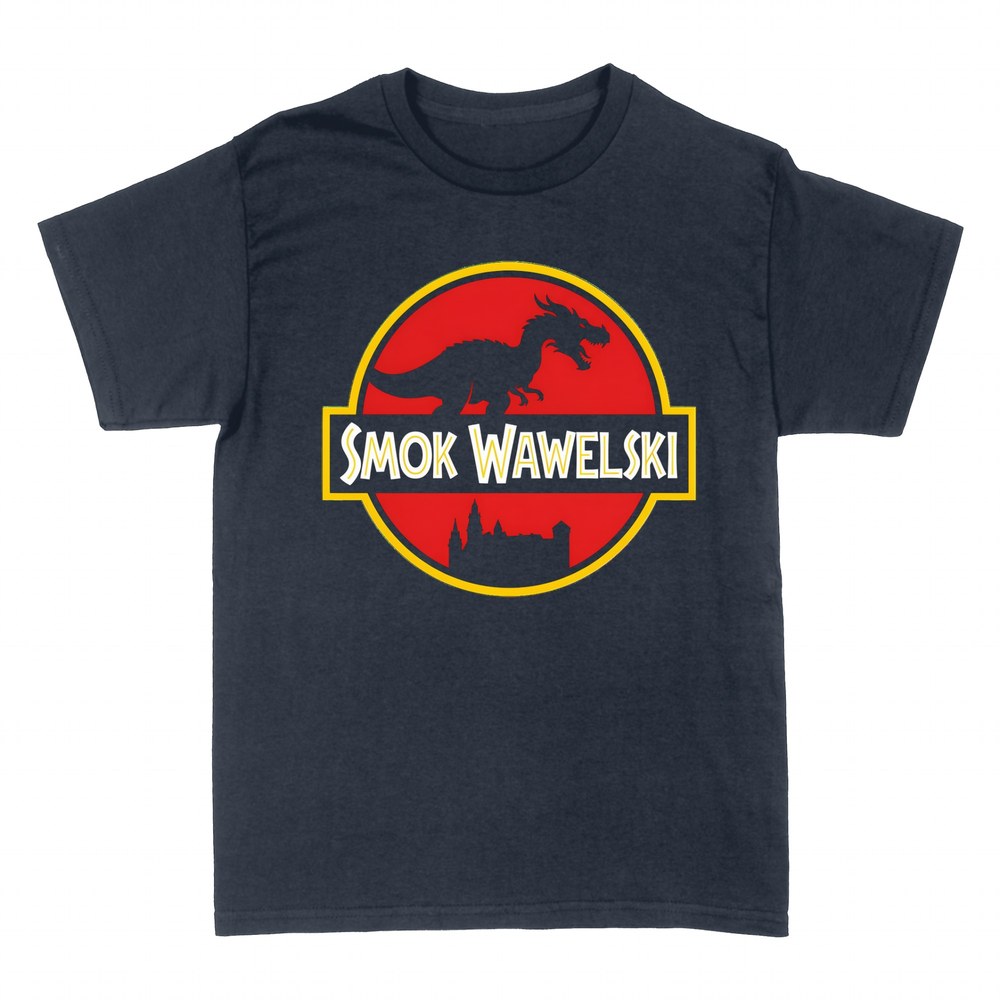 T-shirts: Wawel dragon Jurassic Park parody