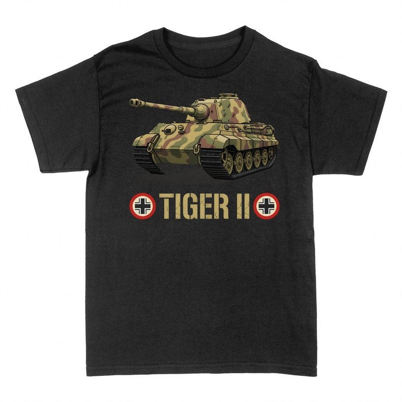 T-shirts: Tiger II King Tiger heavy tank