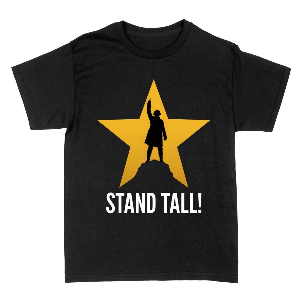 T-shirts: Stand Tall soldier on golden star