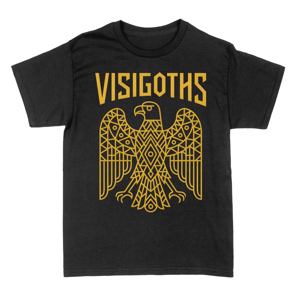 T-shirts: Geometric Visigoth eagle