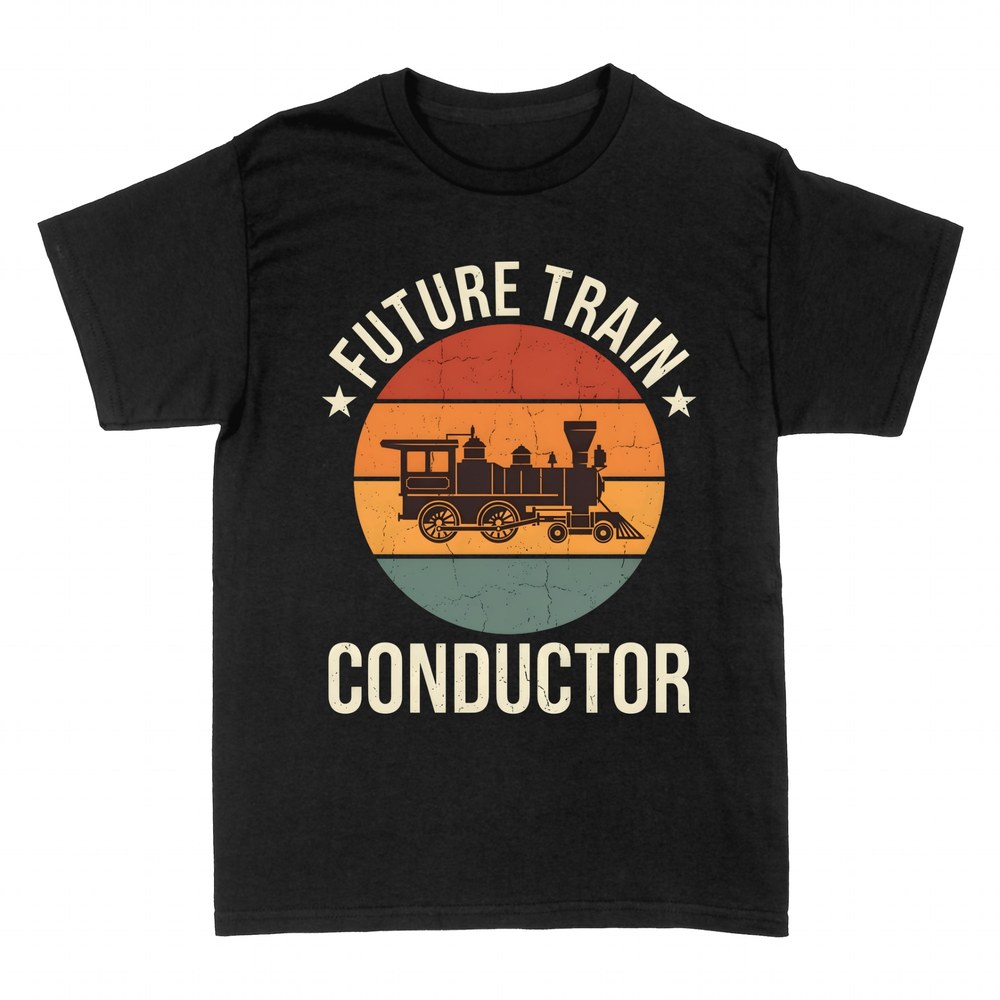 T-shirts: Future train conductor steam locomotive