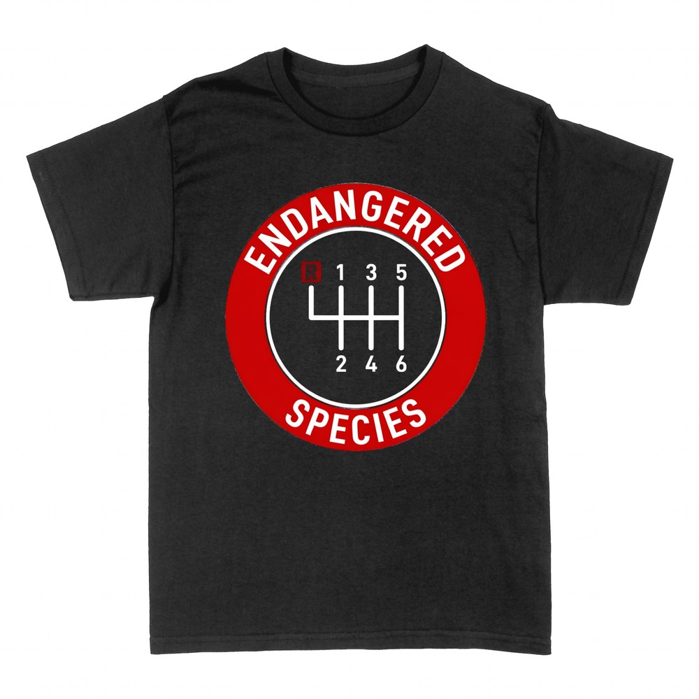 T-shirts: Endangered Species manual gearbox