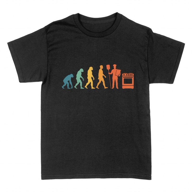T-shirts: Baker evolution with peel and oven