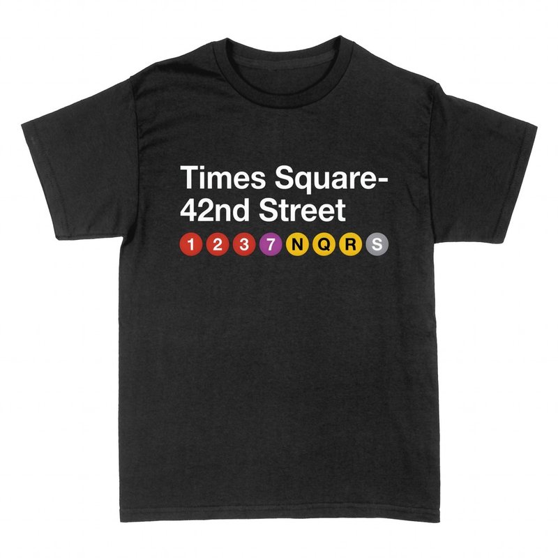 T-shirts: Times Square-42nd Street NYC Subway Sign