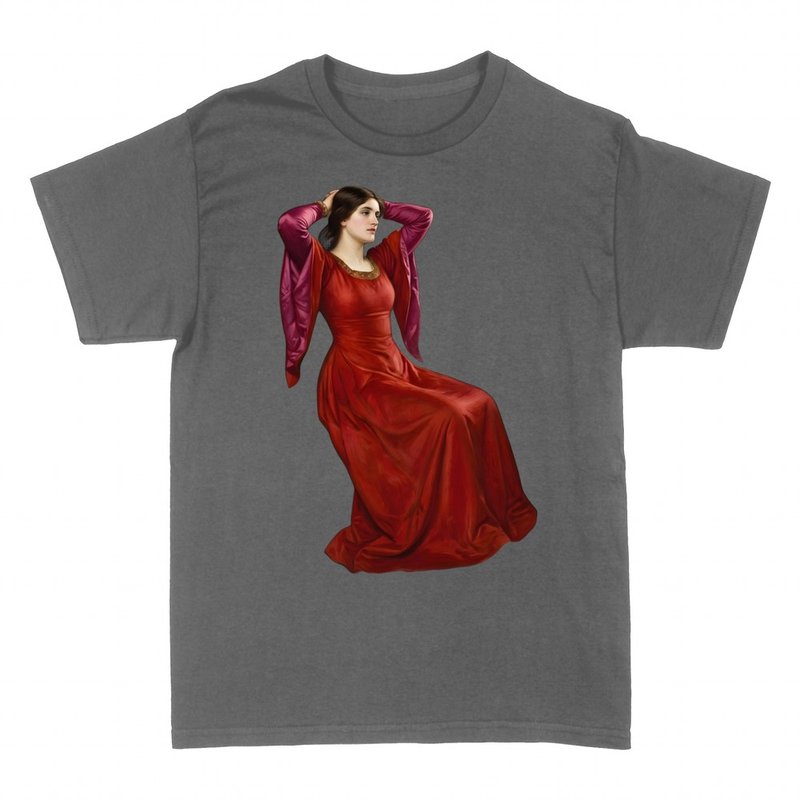 T-shirts: Lady in the red gown Pre-Raphaelite