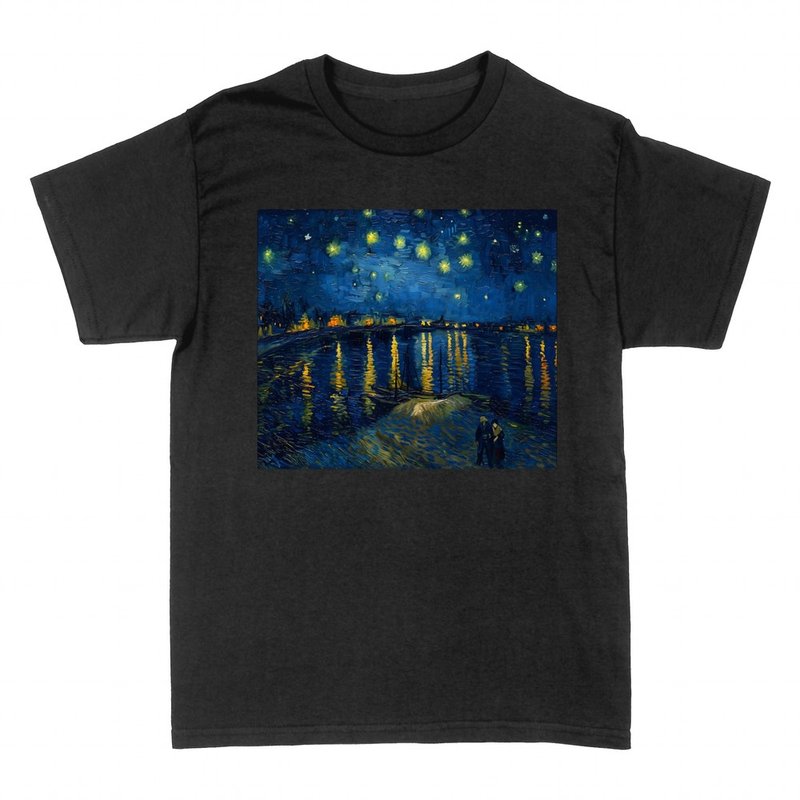 T-shirts: Van Gogh Starry Night over the Rh&ocirc;ne