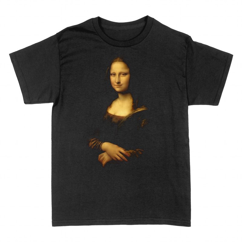 T-shirts: Mona Lisa by Leonardo da Vinci