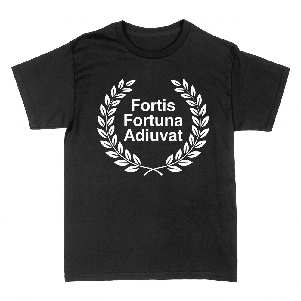 T-shirts: Fortis Fortuna Adiuvat laurel wreath