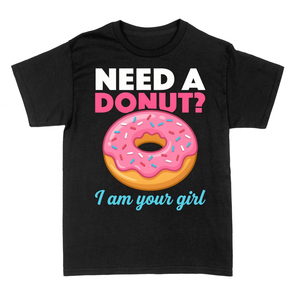 T-shirts: Pink Donut 'I Am Your Girl'