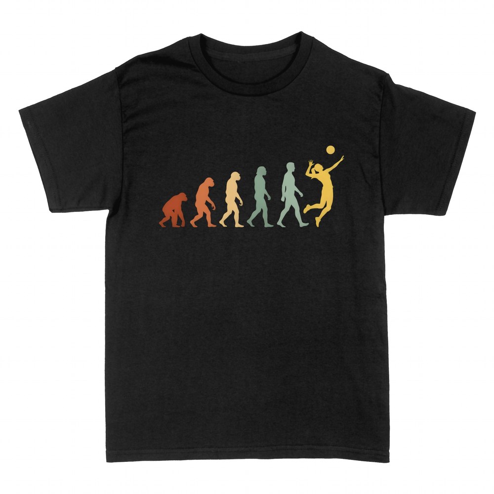 T-shirts: Volleyball player evolution
