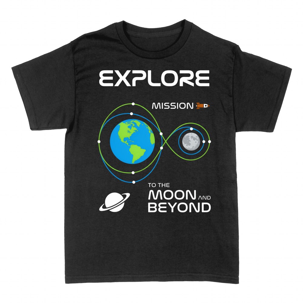 T-shirts: Explore Mission to the Moon and Beyond