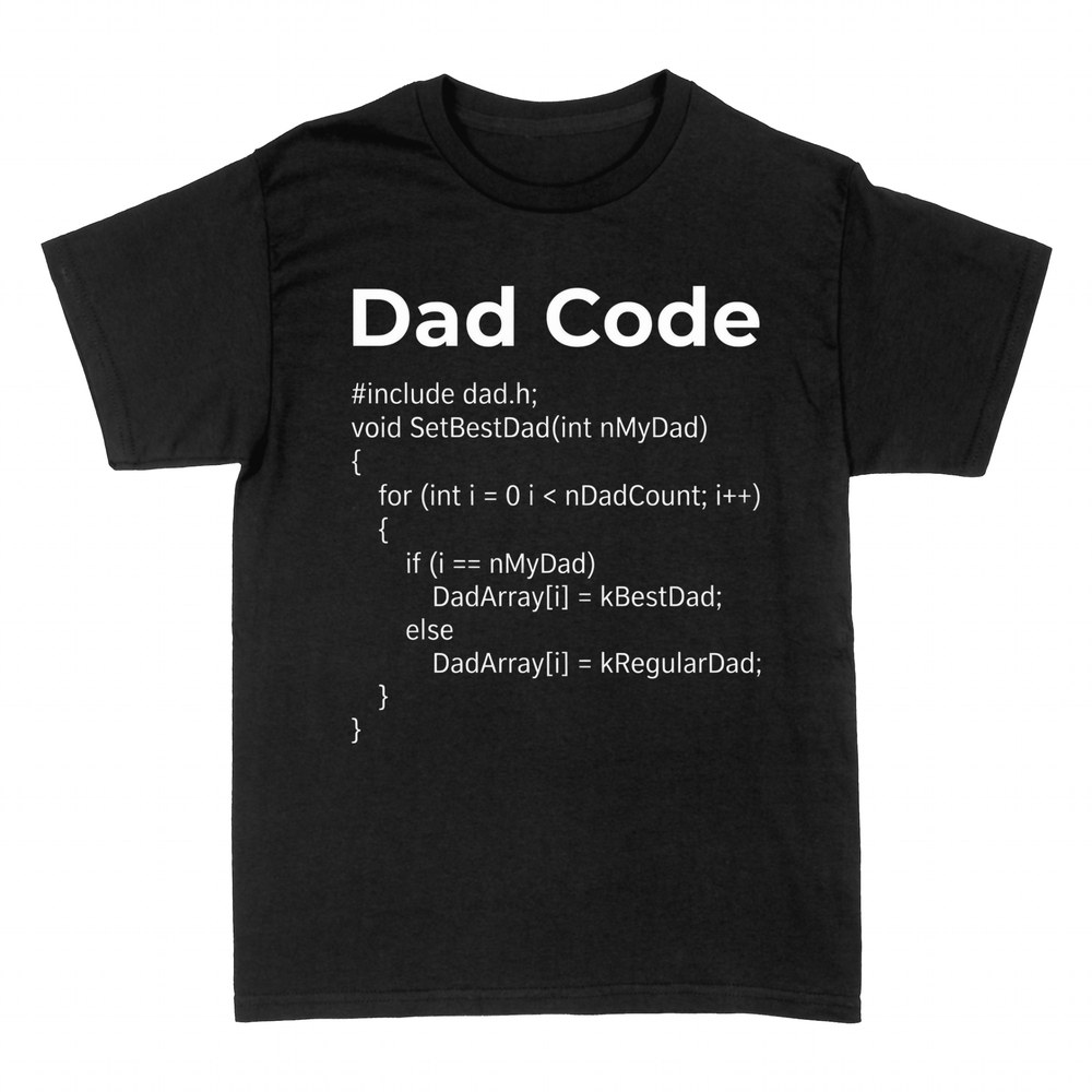 T-shirts: Dad Code SetBestDad programmer function