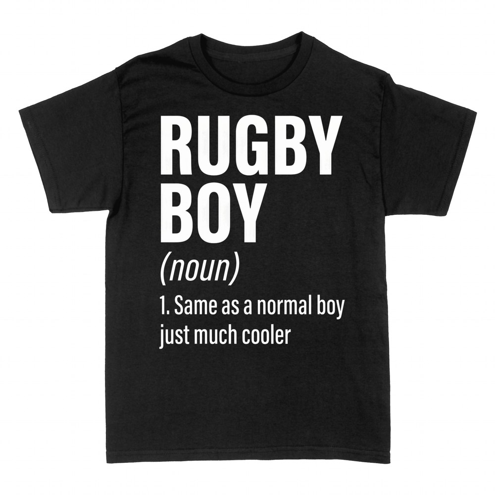 T-shirts: Rugby boy definition just much cooler