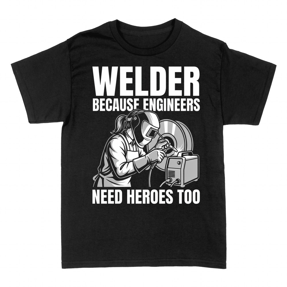 T-shirts: Welder Because Engineers Need Heroes Too