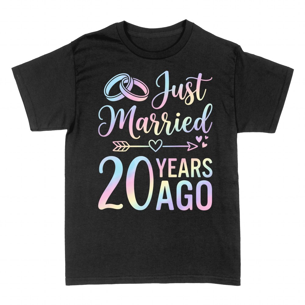 T-shirts: Just Married 20 Years Ago Wedding Anniversary