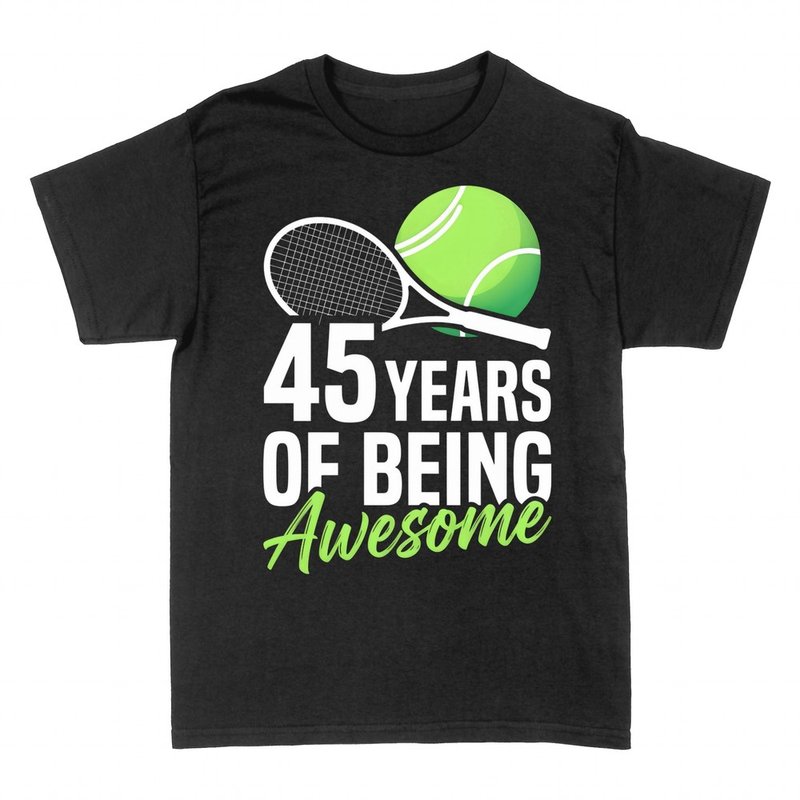 T-shirts: 45 Years of Being Awesome Tennis