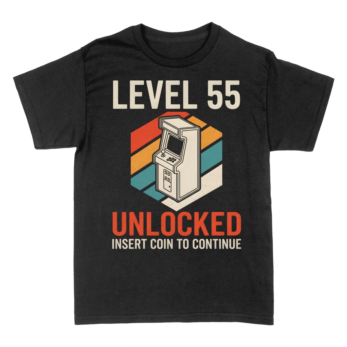 T-shirts: Level 55 Unlocked Retro Gamer Birthday