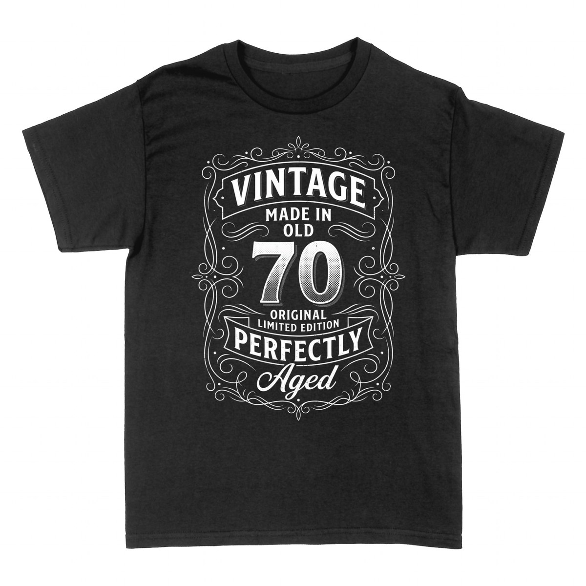 T-shirts: Vintage Perfectly Aged 70 Years Old