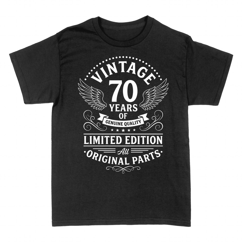 T-shirts: Vintage 70 Years Limited Edition